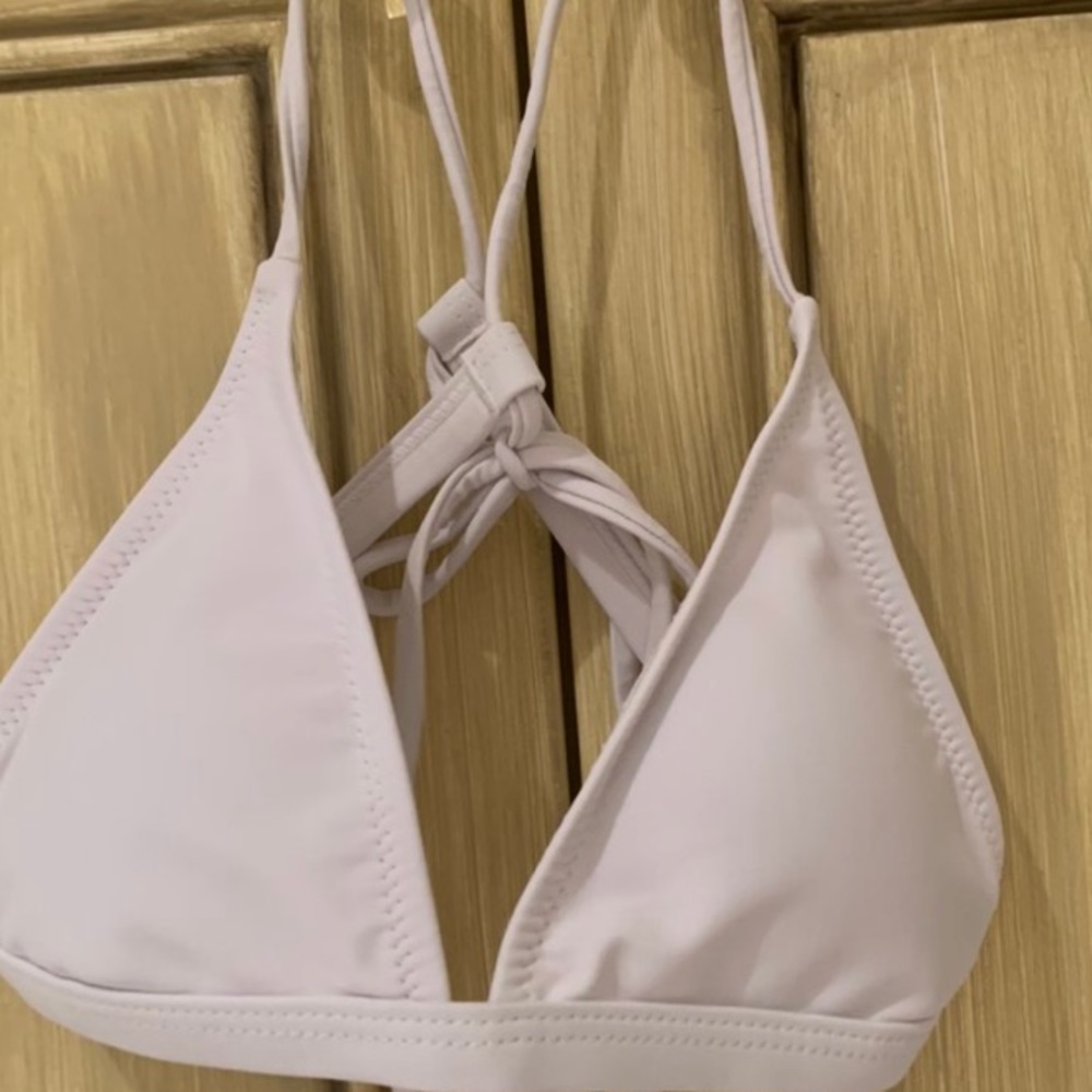white romwe bikini top